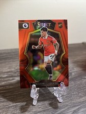 2022-23 Panini Select Premier League [Red Prizm] #170 Alejandro Garnacho RC