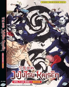Anime DVD Jujutsu Kaisen TV Series Vol.1-24 End + The Movie O English Dubbed - Picture 1 of 3