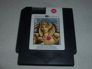 NINTENDO NES VIDEO GAME CARTRIDGE PYRAMID AMERICAN VIDEO RARE CART 1990 VINTAGE - Picture 1 of 3