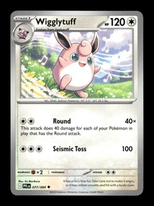 Wigglytuff Uncommon ME02: Phantasmal Flames 077/094 casi nuevo Pokémon casi nuevo - Imagen 1 de 2