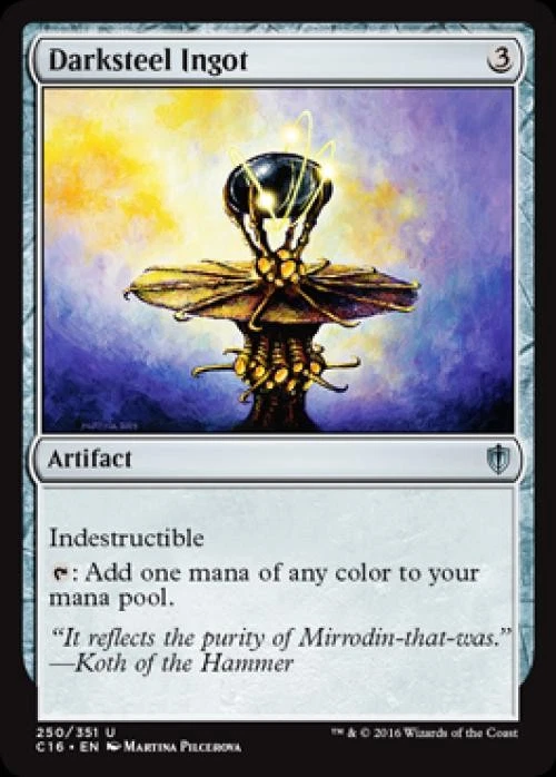Darksteel Ingot - Light Play MTG Commander 2016 Edition - Image 1 of 1