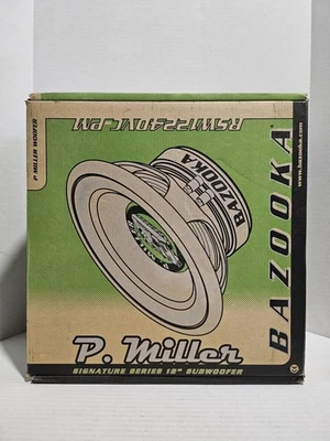 Subwoofer Bazooka P.Miller 12 Twelve RSW1224DVC-PM DE COLECCIÓN refrigeración líquida RARO🔥 Foto 1 de 4