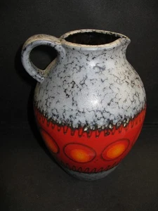 VINTAGE WEST GERMAN CERAMIC MID CENTURY JUG VASE BY DUMLER & BREIDEN - Picture 1 of 8