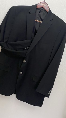 Giacca cappotto sportivo blazer uomo Michael Kors 44R formale nero