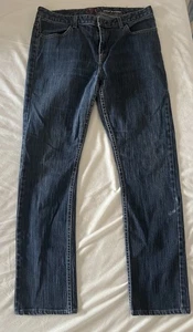 Womens Lux Blue Denim Jeans High Waisted Size 31 MADE IN USA - Picture 1 of 11