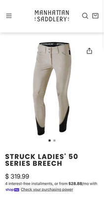 Pantalones ajustados beige para mujer serie 50 talla 26 Foto 1 de 2