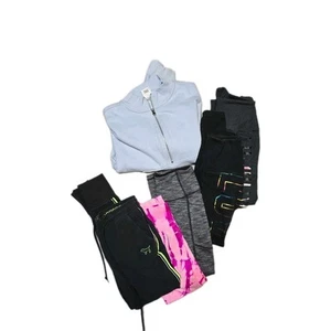 pink Victoria's secret leggings Sweatshirt Black Ultimate Lot Of 6 XS - Picture 1 of 7