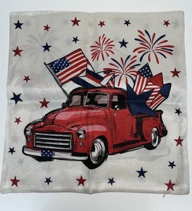 Set Of 4 Patriotic Pillow Covers - Picture 1 of 4