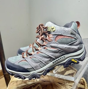 Merrell Moab 3 Mid Waterproof Hiking boot - Women’s Size 8.5M - Granite - Imagen 1 de 10