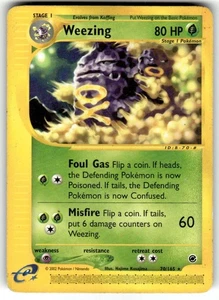 Weezing 70/165 Pokemon Spedizione (Non holo) - LP - Foto 1 di 2