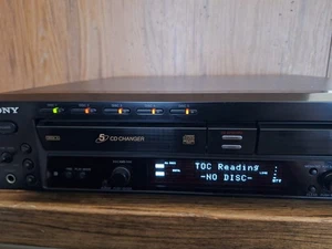 Sony RCD-W500C CD Changer/Recorder Deck, No Remote or Manual For Parts Or Repair - Picture 1 of 7
