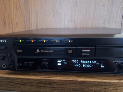 Sony RCD-W500C CD Changer/Recorder Deck, No Remote or Manual For Parts Or Repair - Image 1 of 4