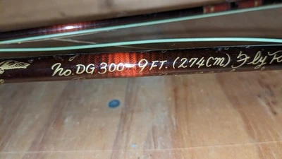 Vintage Wright & McGill Eagle Claw Gold Eagle DG300 Graphite 9' Fly Rod And Reel - Image 1 of 4