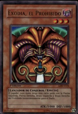 Exodia The Forbidden One 1st Ed Spanish Ultra LDD-S124  Yu-Gi-Oh! - Image 1 of 2