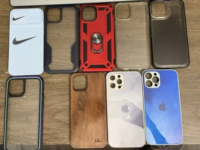 Lote De 9 ~Iphone 12 PRO MAX - Fundas Usadas - Variedad De Colores Foto 1 de 4