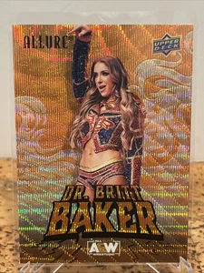 2024 Upper Deck Allure AEW Wrestling- Brit Baker, #17, Orange Slice Parallel, - Picture 1 of 11