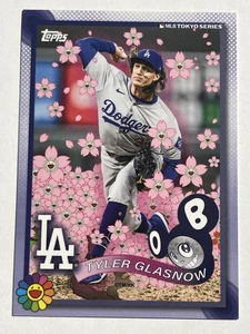 2025 Topps MLB World Tour Tokyo Series Takashi Murakami Tyler Glasnow #13 - Imagen 1 de 2