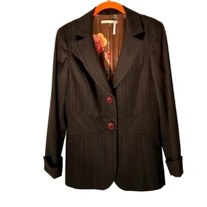 NWOT. Classiques Striped Career Suit. 6 - Picture 1 of 7
