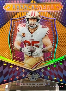 2024 Panini Illusions Abracadabra #18 George Kittle Orange SP - Acetate - Picture 1 of 2