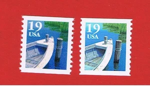 #2529-2529a  MNH OG   Rowboat  Coils   Free S/H - Picture 1 of 1