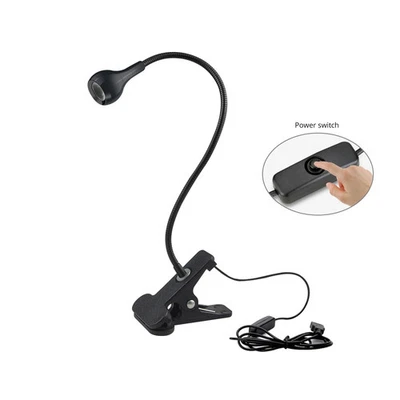 LED-Schreibtischlampe Klemme Flexibel 360 Arbeitszimmer Nachtlicht - Bild 1 von 4