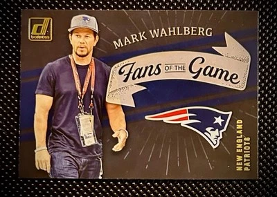 2022 Panini Donruss Fans of The Game Mark Wahlberg #FG-MW New England Patriots - Image 1 of 2