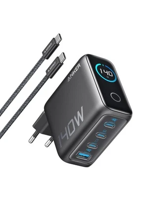 Anker Zolo Caricatore USB C 140W adattatore GaN rapido e compatto a 4 porte - Immagine 1 di 4