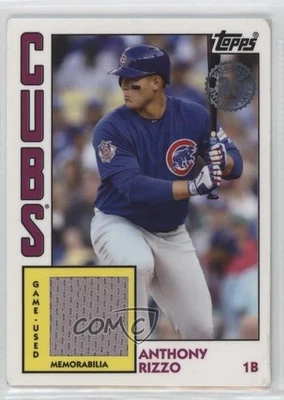 2019 Topps 1984 Topps Baseball Relics Anthony Rizzo #84R-AR - Image 1 of 2