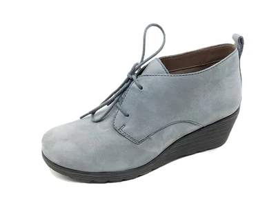 Botines de cuña con cordones Dansko Cadee de cuero gris para mujer talla 40 EE. UU. 9,5-10 Foto 1 de 4