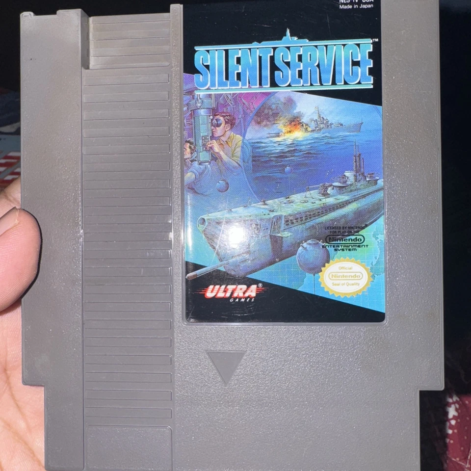 Silent Service (NES, 1989) Cart - Image 1 of 1