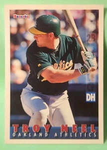 1995 Topps Bazooka - Troy Neel #29 - Oakland Athletics A's - Imagen 1 de 2