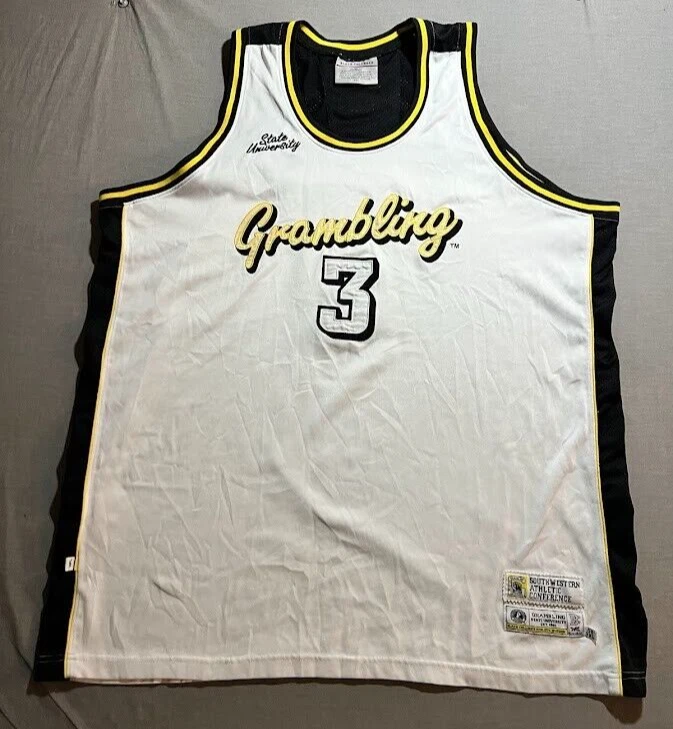 Grambling State Black Colleges Basketball Jersey Mens 3XL White Sleeveless. - Image 1 of 4