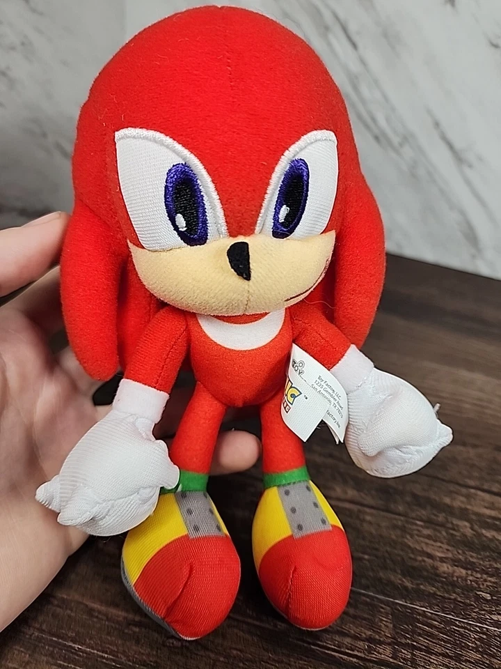 ☆NICE☆ ~Red костяшки Sonic еж плюшевая игрушка 7,5» ~ ☆ Бесплатная доставка☆ - Изображение 1 из 4