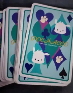1996 Vintage Sanrio Pochacco Playing Cards Full Deck - Picture 1 of 4