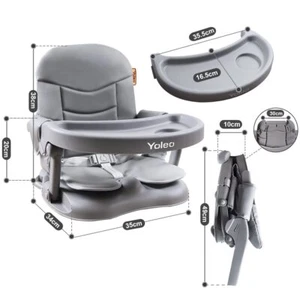 Babystuhl Babyhochstuhl Sitzerhöhung Tischsitz Stuhl Klappbar Hochstuhl Kinder - Bild 1 von 8