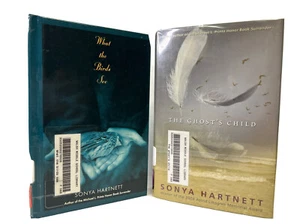 The Ghost's Child & What the Birds See by Sonya Hartnett Hardcover Book Lot - Imagen 1 de 9