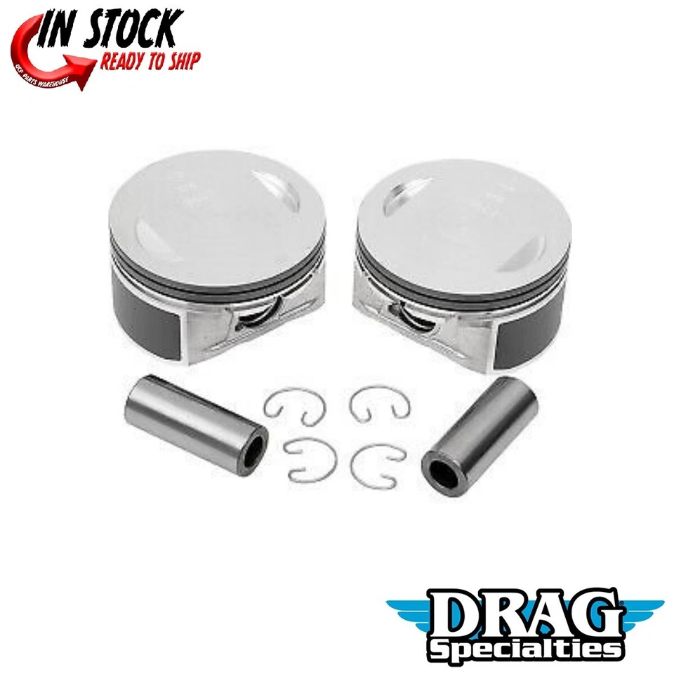 Pistones Drag Specialties 0911-0017 para motor 07-13 Twin Cam 96" Foto 1 de 3