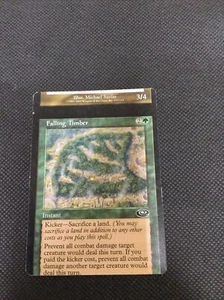 MTG Magic The Gathering MISCUT Falling Timber Misprint Play As Written P/T - Picture 1 of 2
