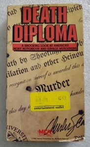 DEATH DIPLOMA VHS Video SERIAL KILLER manson hillside strangler lucas toole  - Picture 1 of 7