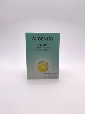 Algenist GENIUS Liquid Collagen Alguronic Acid Vegan Anti-Aging Trial Sample NEW - Image 1 of 3