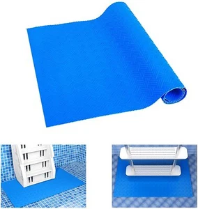 16" x 36" Pool Ladder Mat-Large Swimming Pool Step Mat with Non-Slip Texture-... - Picture 1 of 6