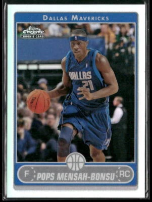 2006-07 Topps Chrome Pops Mensah-Bonsu #173 Refractor /199 Rookie Mavericks - Image 1 of 2