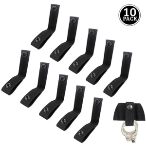 10pcs Tactical Handcuff Strap Holder fit 2.25inch Duty Belt Single Snap Slide-On - Picture 1 of 8