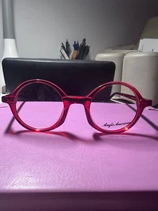 Seltene authentische angloamerikanische optische 400 OP9 rot 42 mm Gestell Brille RX-fähig... - Bild 1 von 5