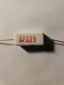 10 x  390 Ohm 5 Watt 5% Wire Wound Cermet Sandblock Resistor Free US Shipper