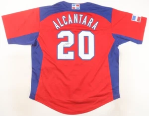 Sandy Alcantara Signed Dominican Republic Baseball Classic Jersey (JSA COA) - Picture 1 of 7