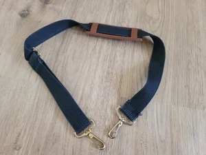 JAGUAR Vintage Weekender Blue Canvas Duffle Travel Bag Shoulder Strap ONLY!!! - Picture 1 of 5