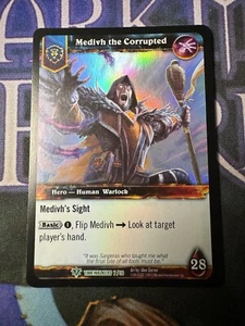World of Warcraft TCG Timewalkers 7/30 Medivh the Corrupted Foil Alternate Art - Picture 1 of 2