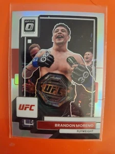 2023 Panini Donruss Optic UFC - Silver Holo Prizm Brandon Moreno #29 - Picture 1 of 3