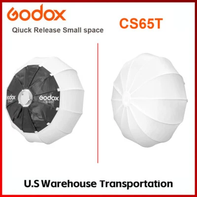 US Godox CS-65T 65 cm Bowens Flash Lantern Softbox Difusor Plegable Caja Suave Foto 1 de 4